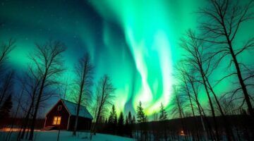 Наблюдение за северным сиянием: лучшие места в Швеции